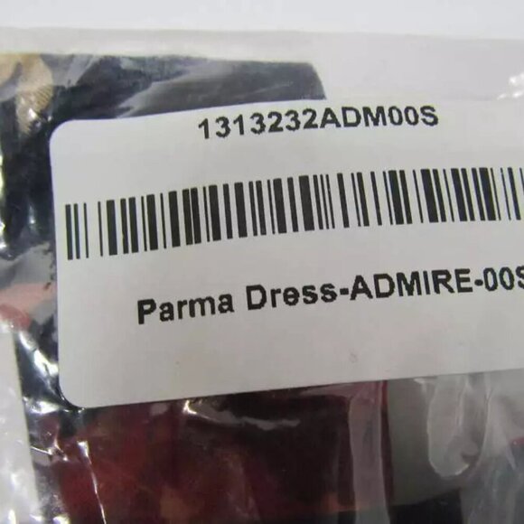 NEW REFORMATION Women's Parma Dress Admire Black/Red - Picture 9 of 9